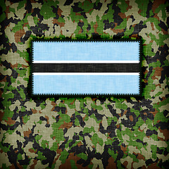 Image showing Amy camouflage uniform, Botswana