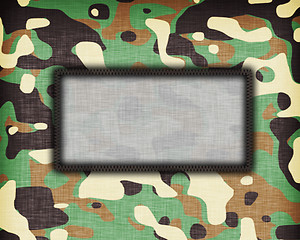 Image showing Amy camouflage uniform