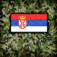 Image showing Amy camouflage uniform, Serbia