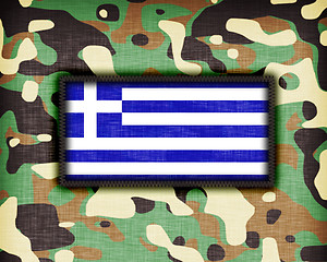 Image showing Amy camouflage uniform, Greece