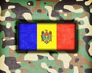 Image showing Amy camouflage uniform, Moldavia