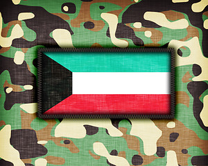 Image showing Amy camouflage uniform, Kuwait