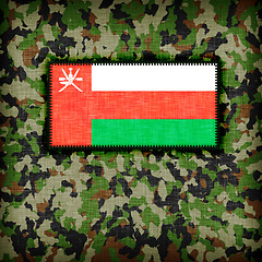 Image showing Amy camouflage uniform, Oman