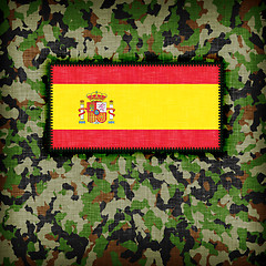 Image showing Amy camouflage uniform, Spain