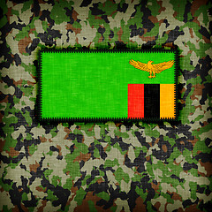 Image showing Amy camouflage uniform, Zambia