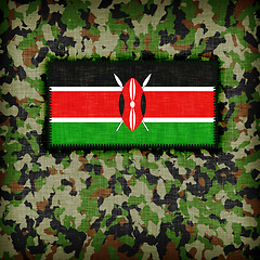 Image showing Amy camouflage uniform, Kenya