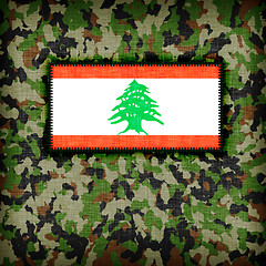 Image showing Amy camouflage uniform, Lebanon