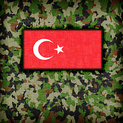 Image showing Amy camouflage uniform, Turkey