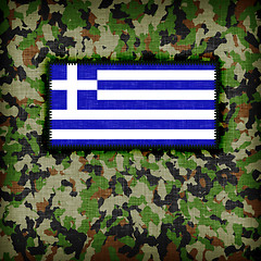 Image showing Amy camouflage uniform, Greece