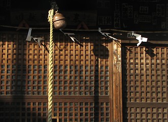 Image showing Japanese temple bell