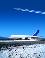 Image showing airport in winter time