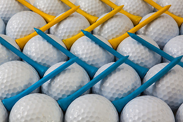 Image showing Golf equipments