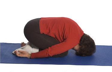 Image showing woman stretching