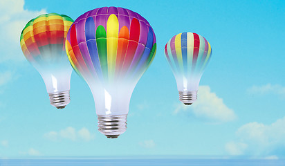 Image showing Color bulbs