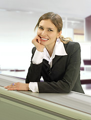 Image showing receptionist