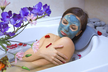 Image showing woman in spa salon