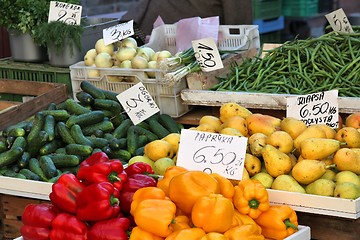Image showing Farmers market