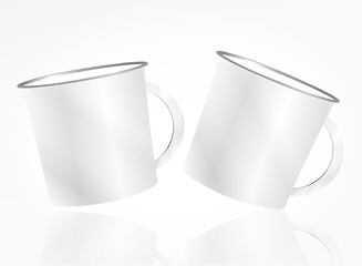 Image showing white cup set