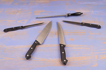 Image showing Assorted knives