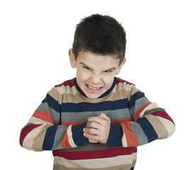 Image showing Angry child