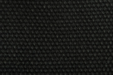 Image showing Black textile background