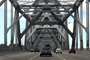 Image showing Cars on Bay Bridge