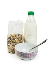 Image showing Muesli breakfast