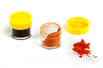 Image showing Artificial food coloring pigment or substances in pack