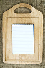 Image showing Notebook to write recipes