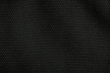 Image showing Black textile background