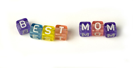 Image showing Phrase Best mom
