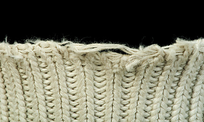 Image showing Old knit sweater background