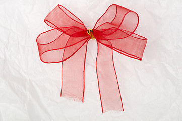 Image showing Ribbon and hearts