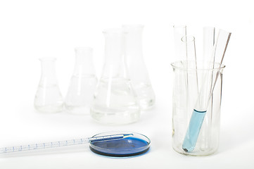 Image showing Laboratory glassware equipment