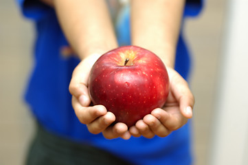 Image showing An Apple a day