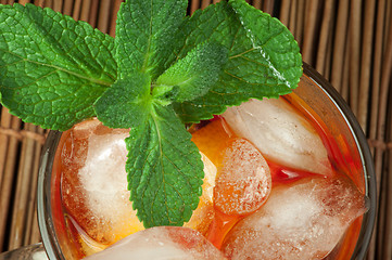 Image showing Ice tea