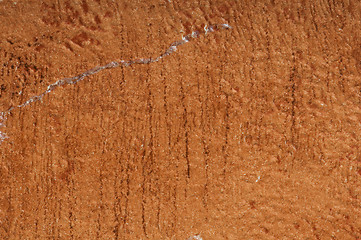 Image showing Brown wallpaper texture