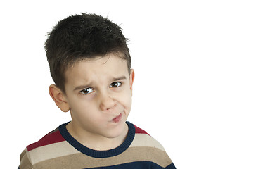 Image showing Angry child