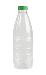 Image showing Empty transparent plastic bottle