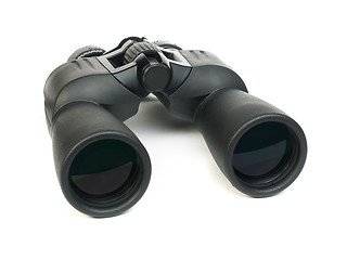 Image showing Binoculars white isolated