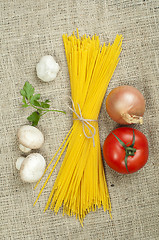 Image showing Bundle of spaghetti