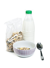 Image showing Muesli breakfast