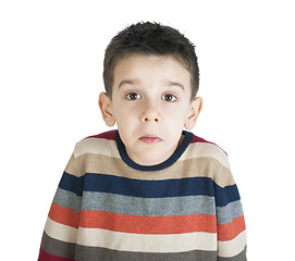 Image showing Child shows with shoulders