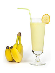 Image showing Banana milk shake