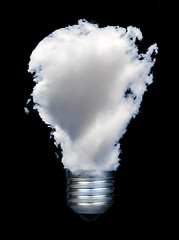 Image showing Lamp made ??of clouds