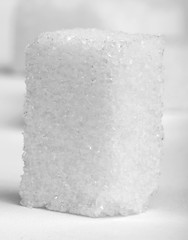 Image showing Sugar lumps on white isolated