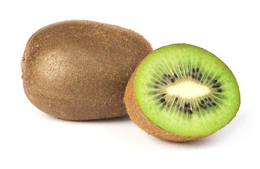 Image showing Kiwi fruit white isolated