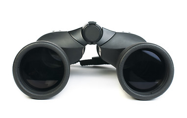 Image showing Binoculars white isolated