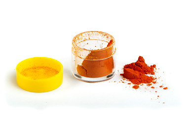 Image showing Artificial food coloring pigment or substances in pack