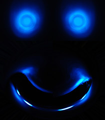 Image showing Glowing Monster Face